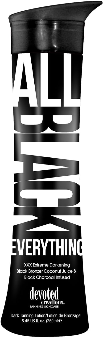 All Black Everything - Extreme Darkening Black Bronzer Dark Tanning Lotion