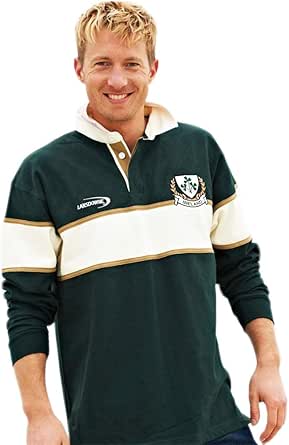 St Pats Jersey Lansdowne Irish Rugby Shirt With Cream Stripe