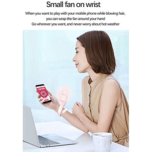 Ajcoflt Ventilador de mão Variedade portátil de pequena mangueira de ventilador Alça de carregamento