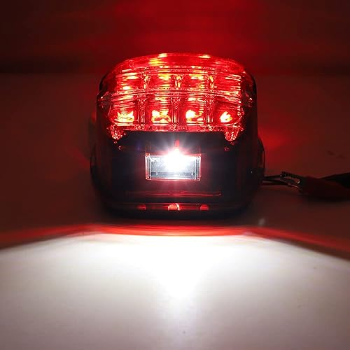 Miniatura 4 de Luces traseras LED estroboscópicas rojas mejoradas HD para Harley Dyna Road King Electra Glide Street Bob Touring, piezas de Harley Davidson, luces