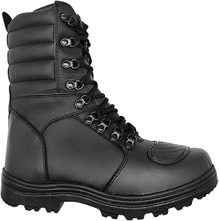 Coturno Militar Bota Tática Zíper Leve Lughato 1907 Preto