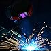 DEKOPRO Welding Helmet Auto Darkening Solar Power Welding Mask Hood for TIG MIG ARC Welder Helmet Orange Black