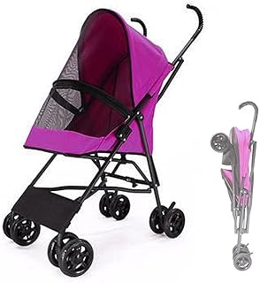 Carrinhos de bebê para cães para cães pequenos, carrinho leve para animais de estimação para gatos, cães, filhotes e gatinhos, carrinhos de bebê respiráveis para cães pequenos, design s