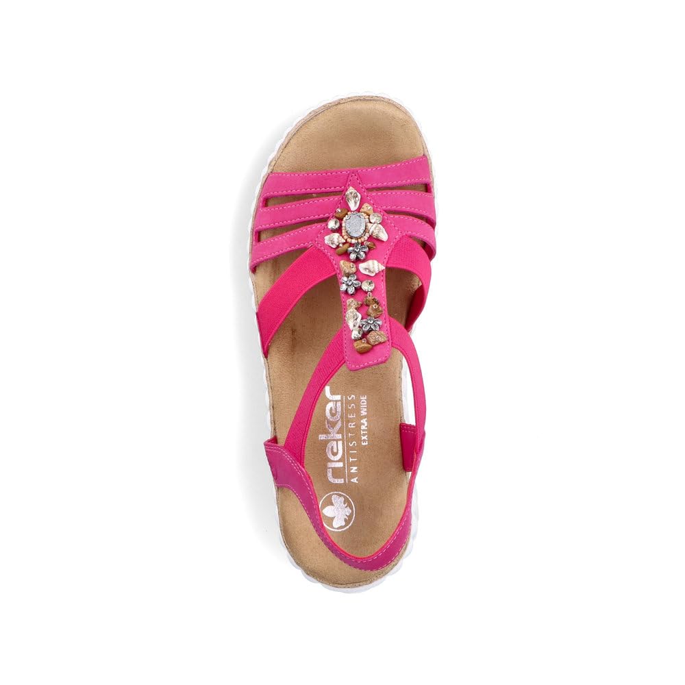 Rieker Damen Riemchensandalen 63249, Frauen Sandalen