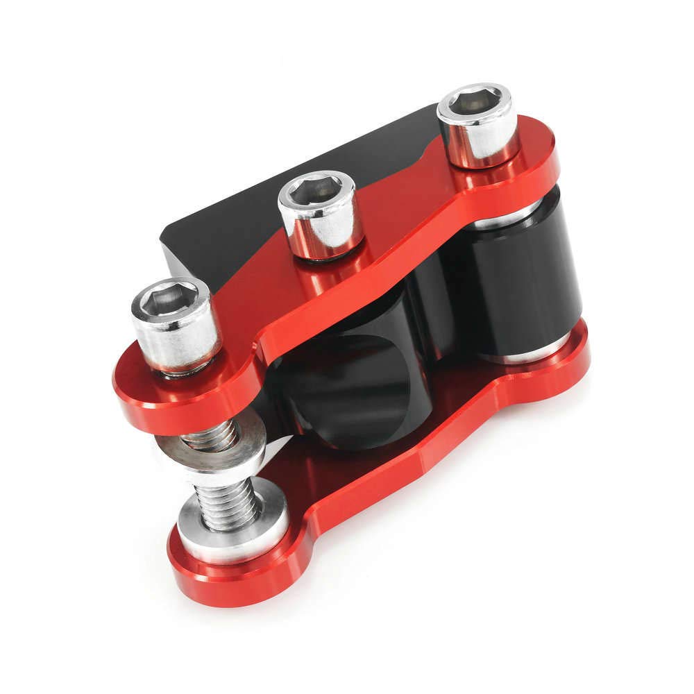 Rear Shock Lowering Link Kit For Honda Grom MSX125 & Yamaha Exciter 150 - CNC Billet Aluminum (Blue)