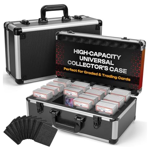 Graded Sports Card Storage Box - Card Case - Trading Card Storage Box - Trading Card Box - Trading Card Case for Pokemon Cards - Baseball Card Storage Box - Sports Card Storage Boxes, MTG Card Storage