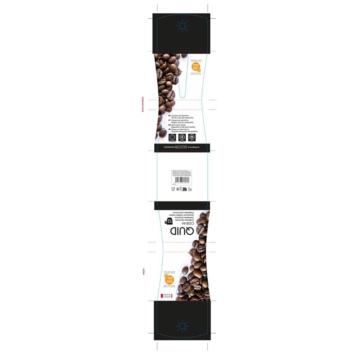 Quid – Caffettiera, modello Cesena 12 Taza