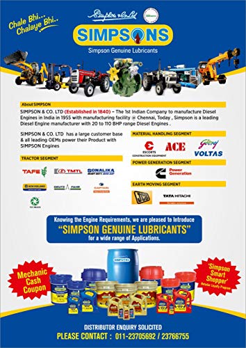 Image of SIMPSONS Super-TECH Engine Oil API CF-4 SAE 15W40-7.5L