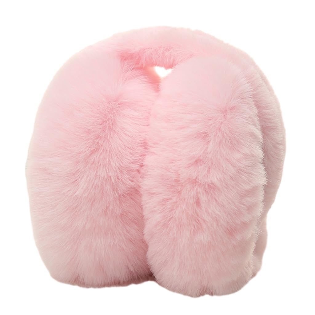 FackLOxc Foldable Winter Earmuff Soft and Warm Ear Warmer for Women Teens Girl Boys Lovely Furry Ear Protectors Outdoor Ear Muffs