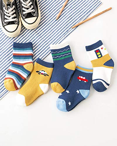 Adorel Jongens Thermo Sokken Badstof Gevoerd 5-Pak - Image 3