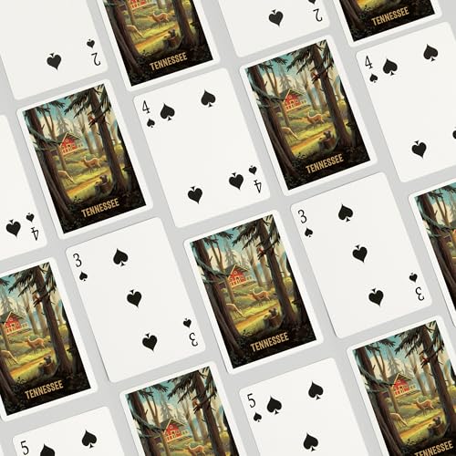 Baraja de Cartas Tennessee Slip Away Poker 52 Cartas miniatura 4