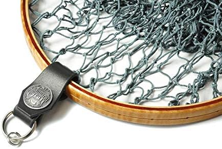 【サムライクラフト】 フィッシングツール ネットホルダー タイプ2 スクエア 厚革ヌメ 釣り ハンドメイド ヌメ革 経年変化 ベジタ