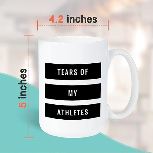 Miniatura 4 de Coach Mug - Taza de entrenador de 15 onzas para apreciación de entrenadores de baloncesto y fútbol, color blanco