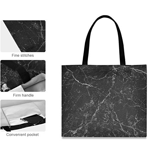 visesunny Women's Large Canvas Tote Shoulder Bag Nautical Stripe Anchor Navy Blue Top Storage Handle Shopping Bag Casual Reusable Tote Bag for Beach,Travel,Groceries,Books3