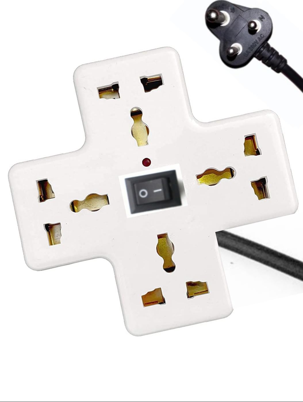 Brillar Premium Electric Extension Board with switches, Adaptor Switch Board 4 Sockets 4+1 Model Electrical Extension Cord Power Socket for Computer with 4 Meter Wire 4 Socket Surge Protector (B0CX19QLGF) Amazon Price History, Amazon Price Tracker