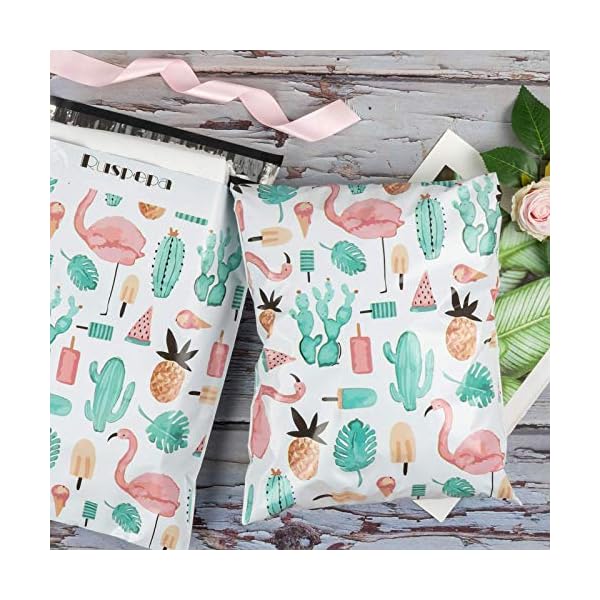 RUSPEPA Poly-Versandtaschen, Weihnachtsdesign, 2,3 mm, strapazierfähig, selbstklebend, 25,4 x 33 cm, 40 Stück – Bild 5