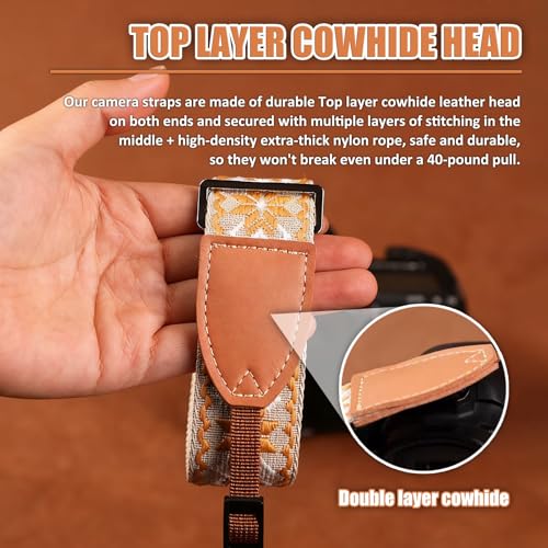 Correa de muñeca para cámara y diseño ajustable de tejido resistente Style1 5