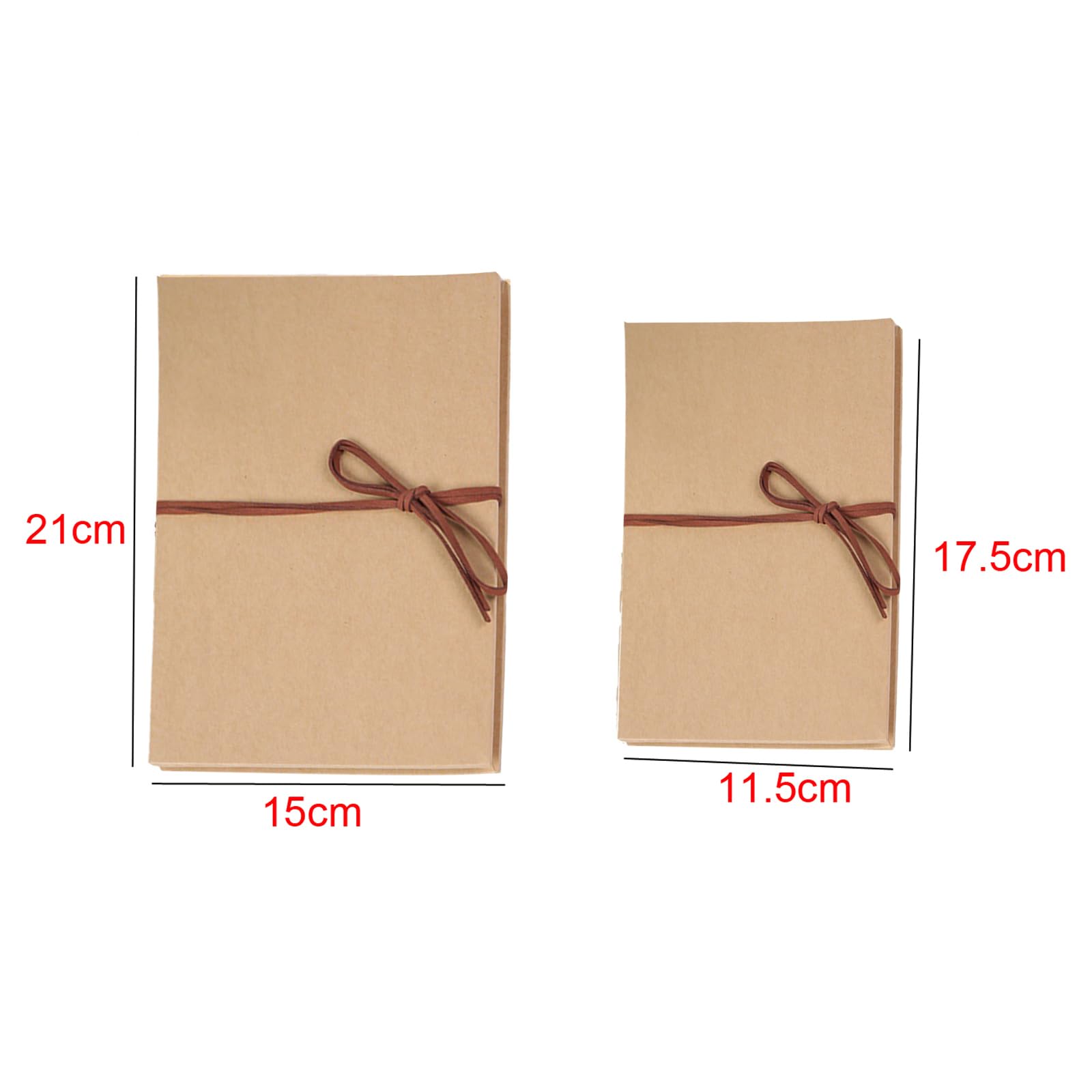 2 Pieces Stretchable Folding Kraft Paper Photo Albums Vintage Accordion Scrapbook Album Blank Scrapbook Albums DIY Photos Collection for Wedding Anniversary Valentines Day, Black Inner Page - Image 2