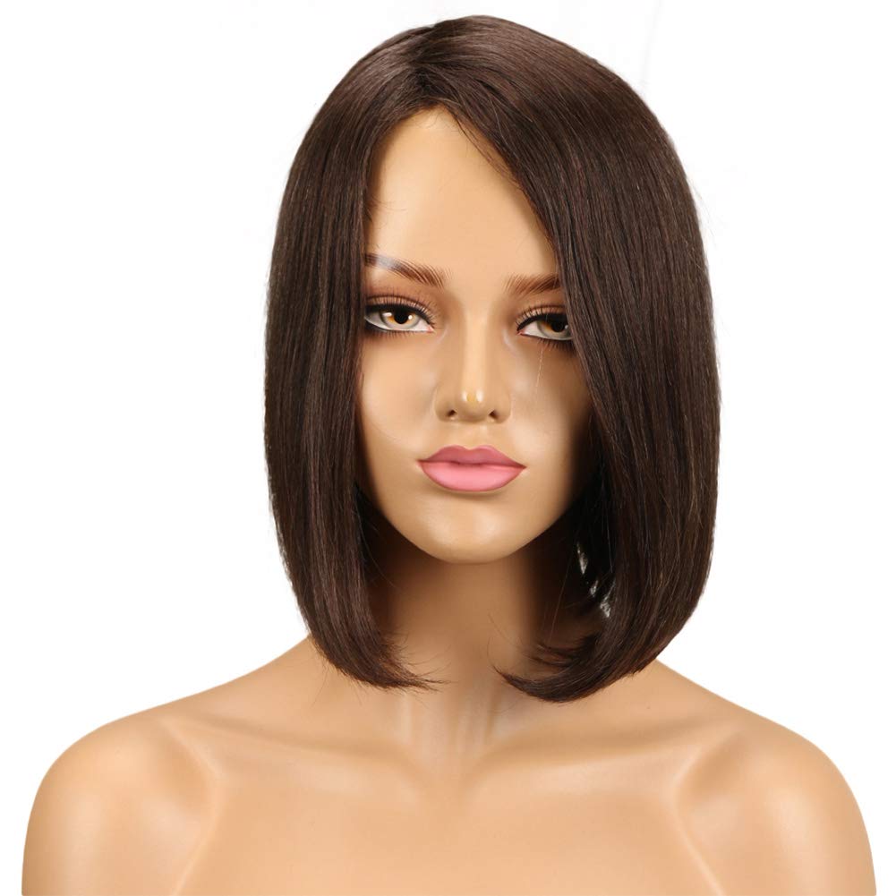 QUEEN VIRGIN REMY QVR Medium short straight None Lace