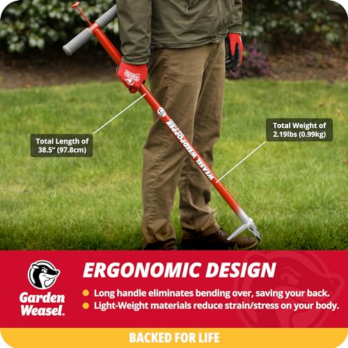Garden Weasel 95204 Weedpopper Step & Twist - Long Handle | Easy Weeding And Puller Stand Up Tool thumb #3