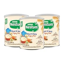 Nestle Nestum Infant Cereal, Wheat and Honey, 10.6 Ounce Pack of 3