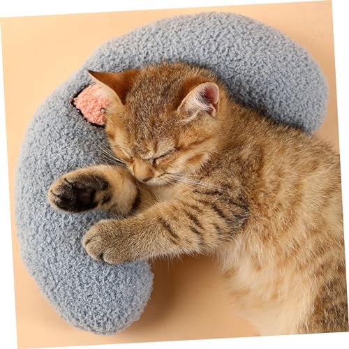 Almohada para cuello de felpa con soporte protector cervical 8