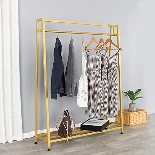 SSS Furniture Clothing Garment Rack Metal Cloth Hanger Rack Stand Clothes Drying Rack for Hanging Clothes, Clothing Racks for Boutiques(Gold) by SSS Furniture - Image 7