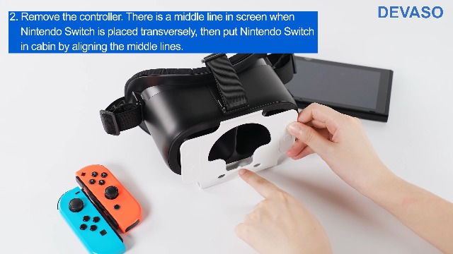 DEVASO Upgraded VR Headset for Nintendo Switch & Switch OLED Model