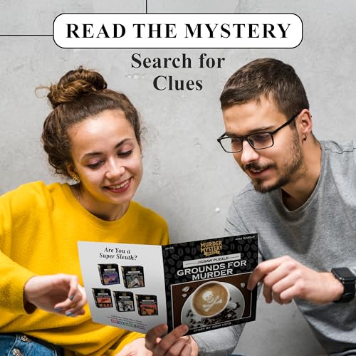 Rompecabezas clásico de misterio BePuzzled 'Grounds for Murder', 1000 piezas miniatura 4