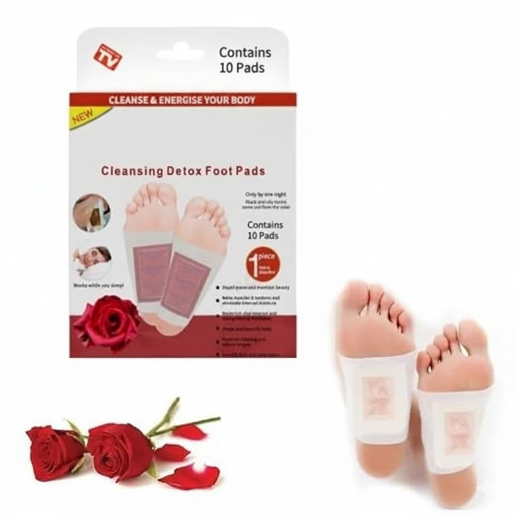 JENY Foot patch Herbal And Gentle Ingredient Detox Foot Pads, Natural Ingredients for Sleep Aid, Pain Relief, Toxin Removal with Bamboo Vinegar and Acupoint Micro-Massage Technology-image-31