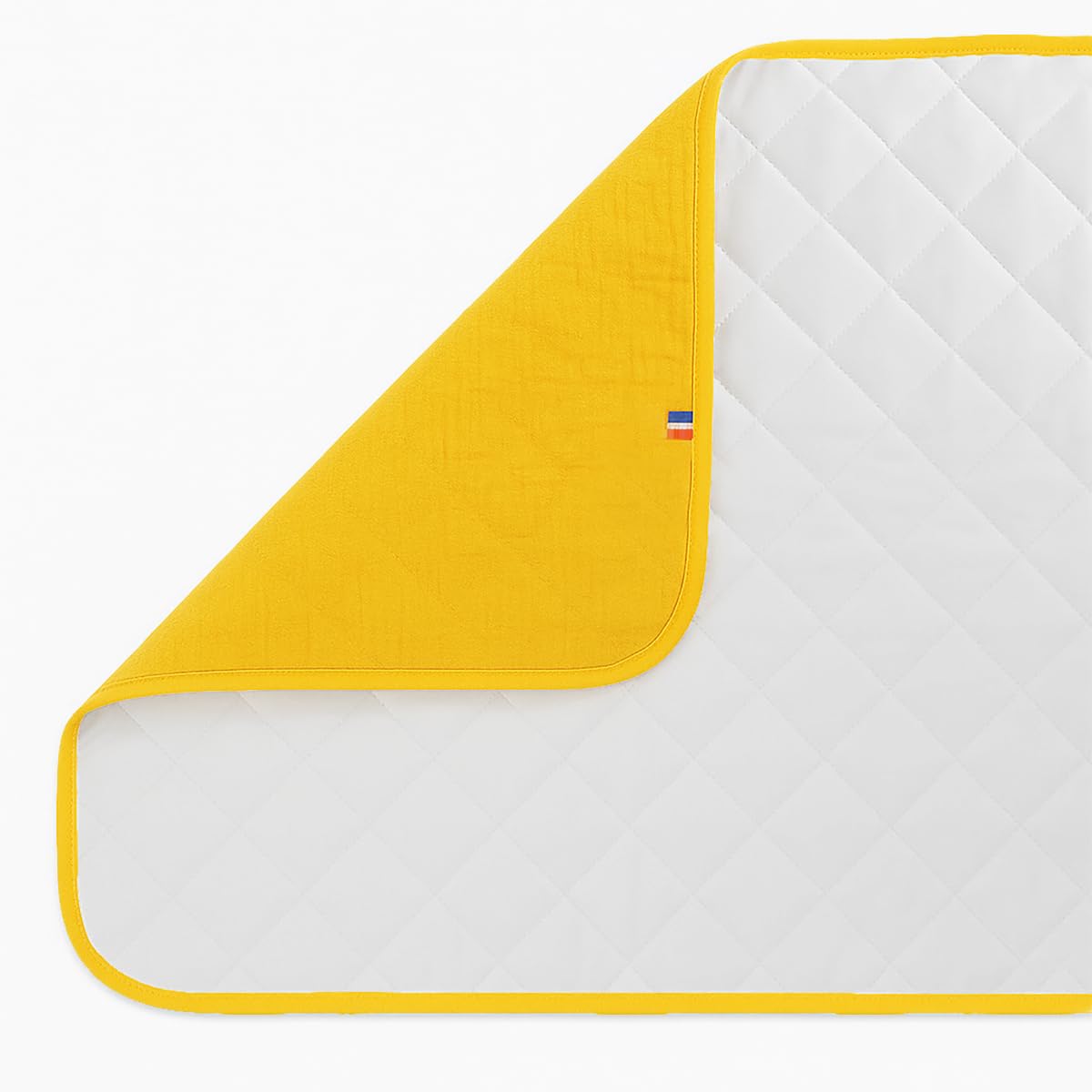 PAPATE - Tapis à Langer Nomade en Coton Bio, Matelas a Langer de Voyage, Matelas à Langer Bébé, Matelas à langer pour jeunes enfants Tapis Imperméable, Pliable Imperméable. (Honey)