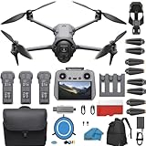DJI Mavic 4 PRO Drone Fly More Combo 6K60 HDR, 100MP, 51-Min Max Flight Time, 18.6-Mile Range, ActiveTrack 360 Subject/Vehicle Tracking, Omnidirectional Avoidance Bundle with 128GB Memory, Backpack Landing pad