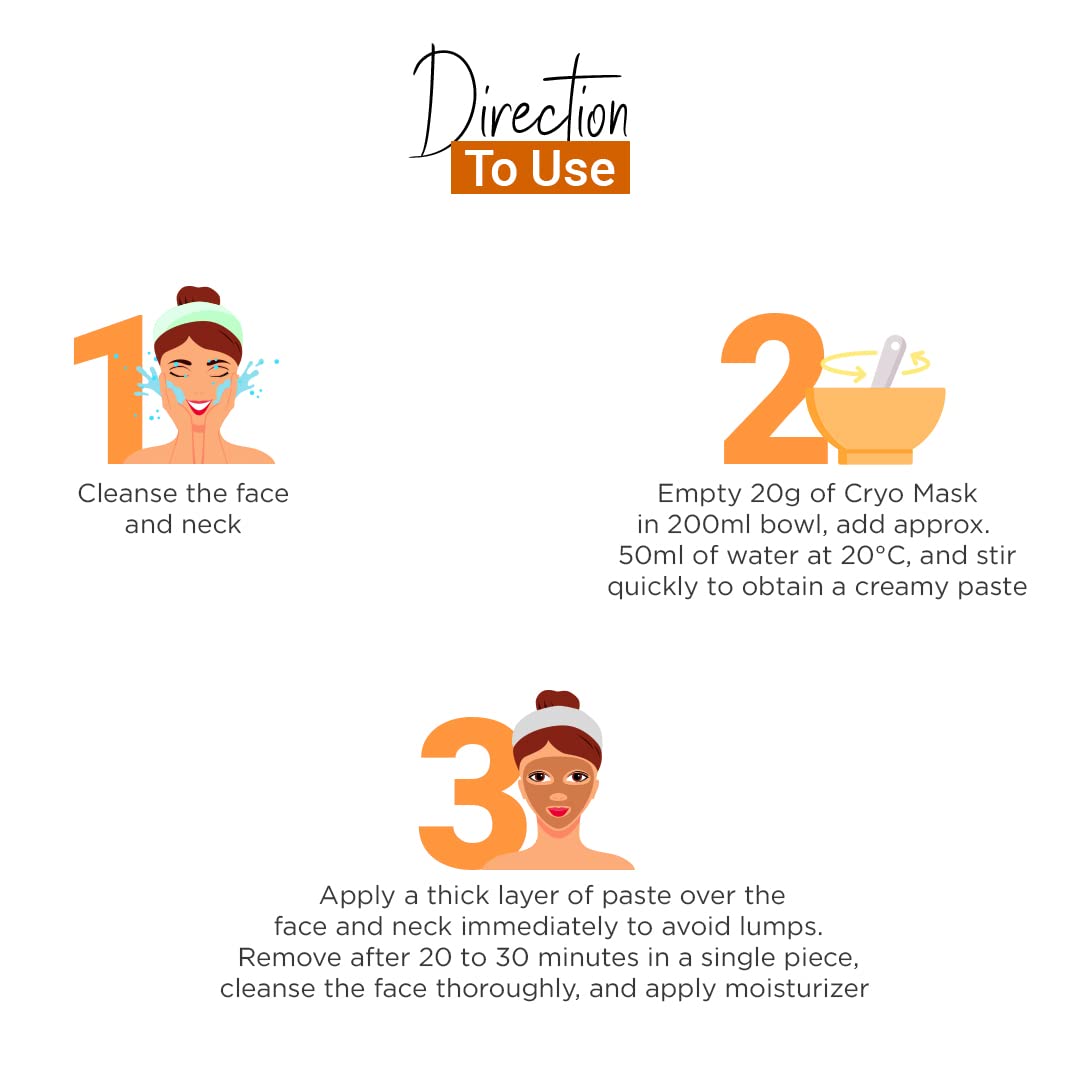 Vedic Line Kumkumadi Tailam Cryo Mask Minimizes Pigmentation, Wrinkles & Uplifting Sagging Skin With Aloe Vera And Coconut Oil For Youthful Looking Skin, 20Mg 2