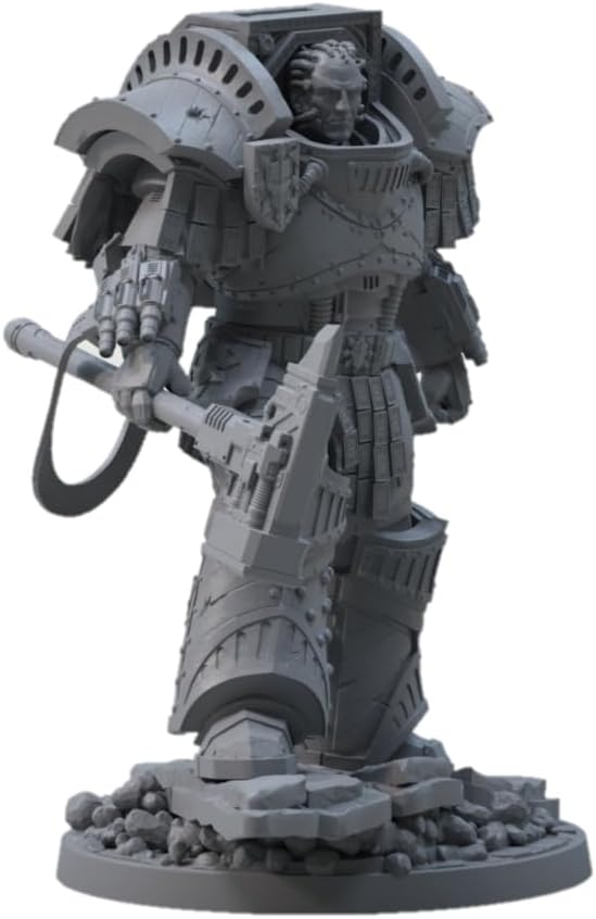 Customized Perturabo Primarch of The Iron Warriors Personalized from W40k Chaos spacemarines 3D Resin Miniature Official Scale