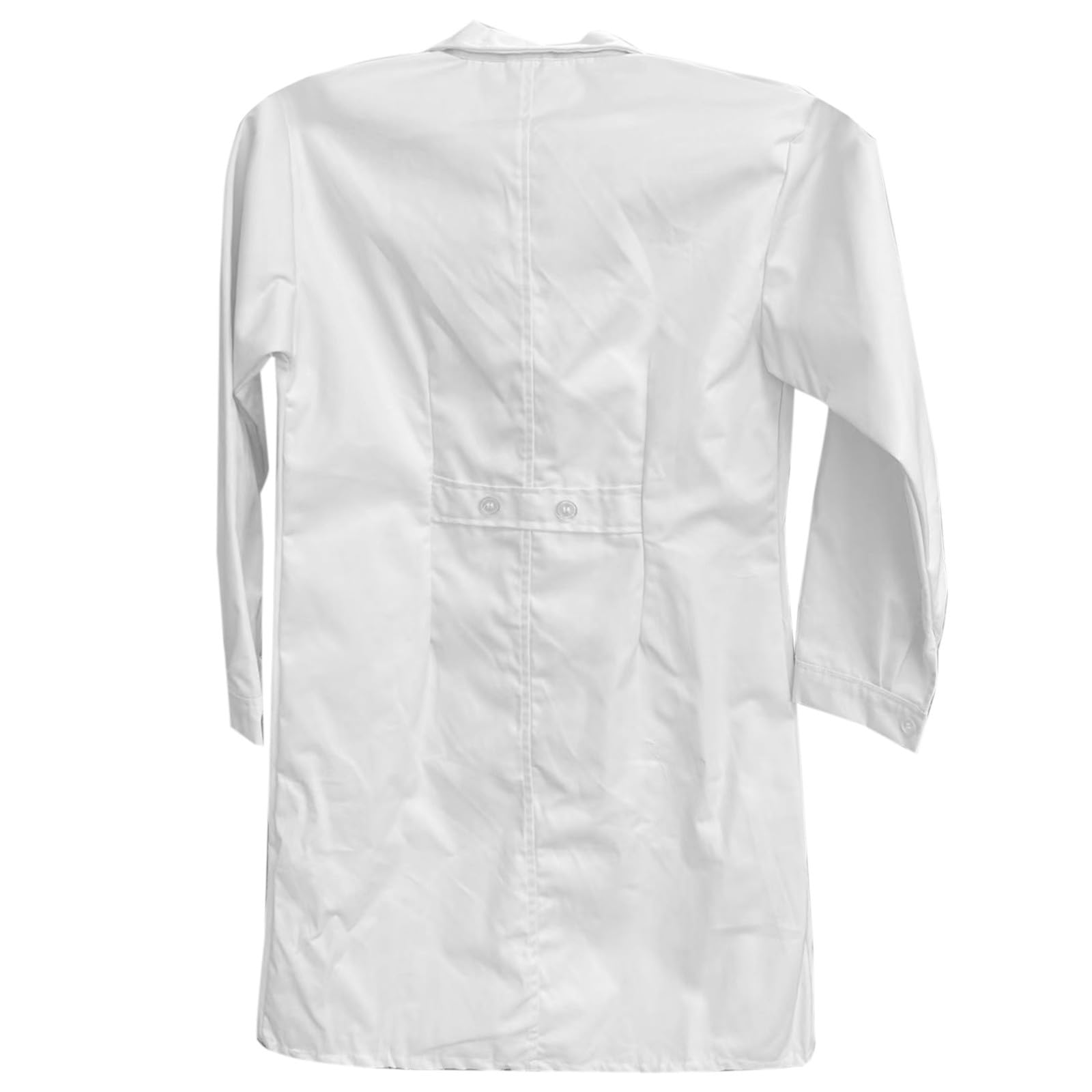 Generisch Bata de laboratorio para hombre de tela duradera con mangas largas con botones delanteros para requisitos profesionales