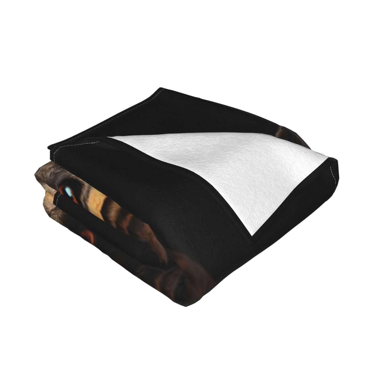 Coperta decorativa in morbida flanella calda e accogliente per bambini, cane, gatto, 127 x 152 cm, stampa di zampe di cane e animali domestici