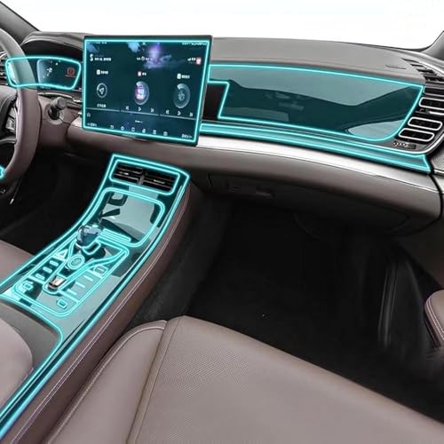 Film protection transparent PPF-TPU BYD HAN console centrale anti-rayures