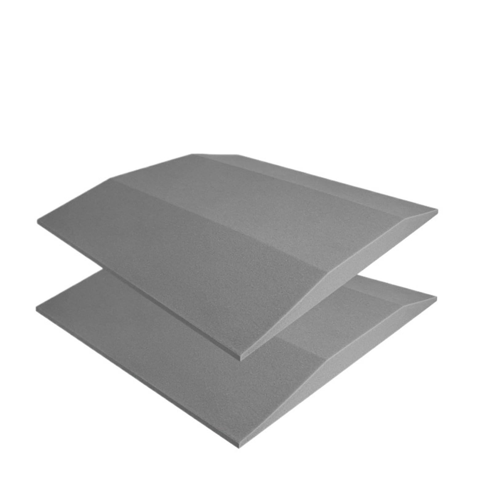 EnxJire Sofa Cushion Support 1/2/3Pcs 50x50x5cm High-Density Foam Trapezoid Couch Sofa Cushion Support Sag Repair Replacement for Chair(Grey 2pcs)