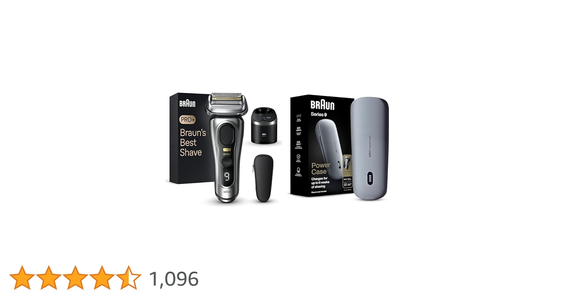 Braun Series 9 PRO+ Electric Shaver, 5 Pro Shave Elements