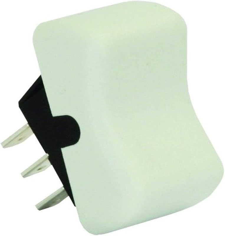 Interruptor SPDT On/On JR Products 13075 branco para iluminação interna