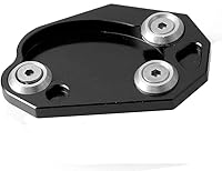 Vista 1 de SCUUBE Para Kawasaki para Versys 650 2007-2009 Soporte lateral de pie de motocicleta Almohadilla de extensión de soporte CNC Placa de soporte Negro