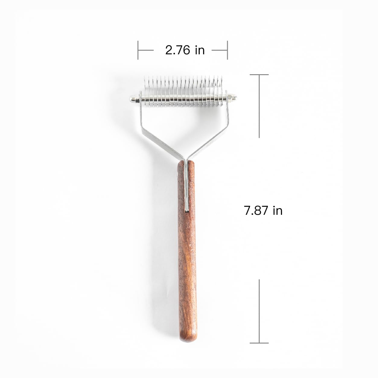 Pet Dematting Rake with 2 sided Professional Pet Grooming Rake for Dogs and Cats 20 Blades Deshedding Detangle Thinning Undercoat Comb and Face Comb Kit with Wooden Handle