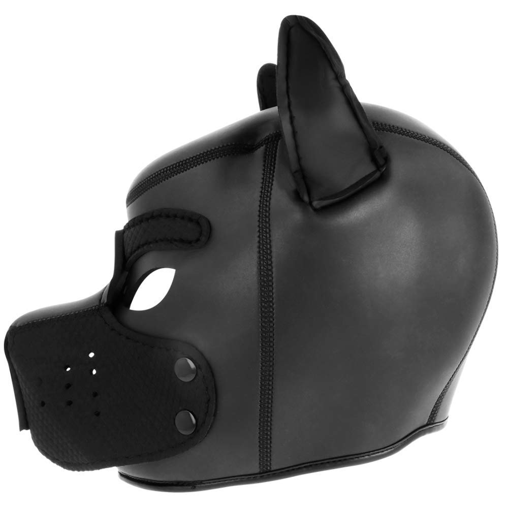 Darkness Bondage Darkness Máscara Perro de Neopreno con Hocico Extraíble M 21 g