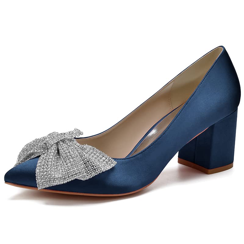 Chaussures à enfiler en satin haut de gamme SH. SHUTUP.DANCE avec nœud élégant