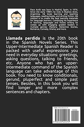 Spanish Novels: Llamada perdida (Spanish Novels for Upper-Intermediates - B2) (Spanish Novels Series) - Image 2