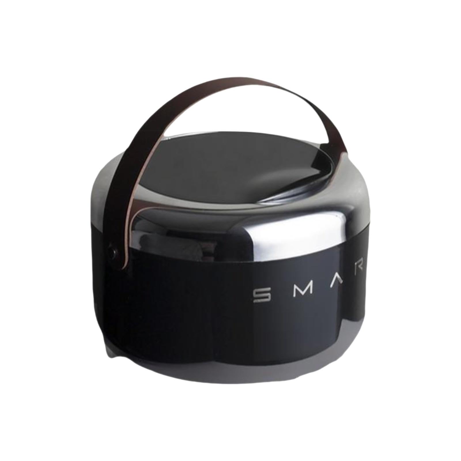 Mini Desktop Trash Can, Small Garbage Bin for Office, Bedroom, Kitchen with Lid Night Black-image-31
