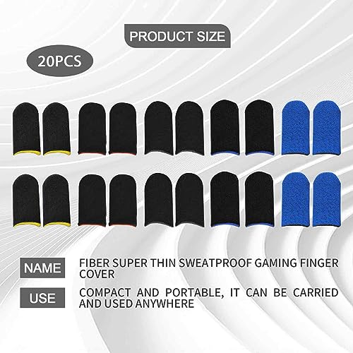20 Pezzi Finger Sleeve per Gioco Cellulare