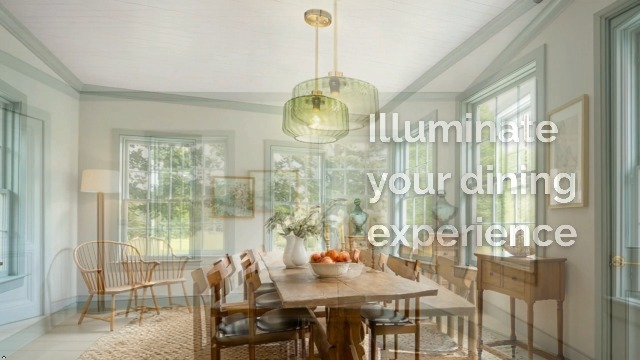 Image of Modern Green Pendant Lights 11.02 inch Green Flush Mount Ceiling Light Fixtures with Hammered Glass, Gold Mid Century Chandelier for Bedroom Dining Room Kitchen Island