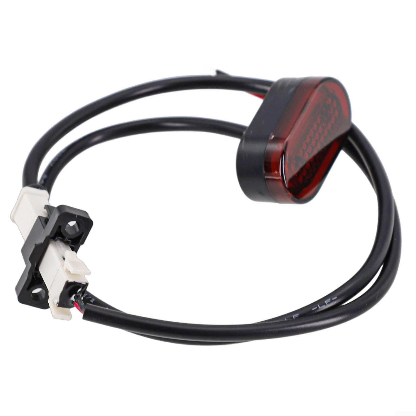 Kit de luz de freno trasera y hebilla de cable de batería para scooter eléctrico Xiaomi Pro, montaje de luz trasera de repuesto con línea de alimentación de 18 cm, B