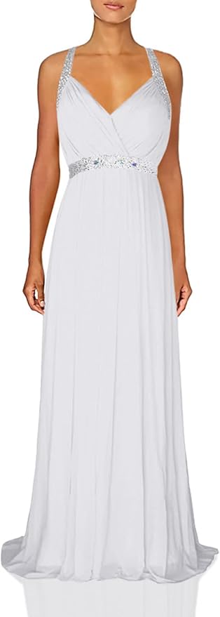 nice long white dresses